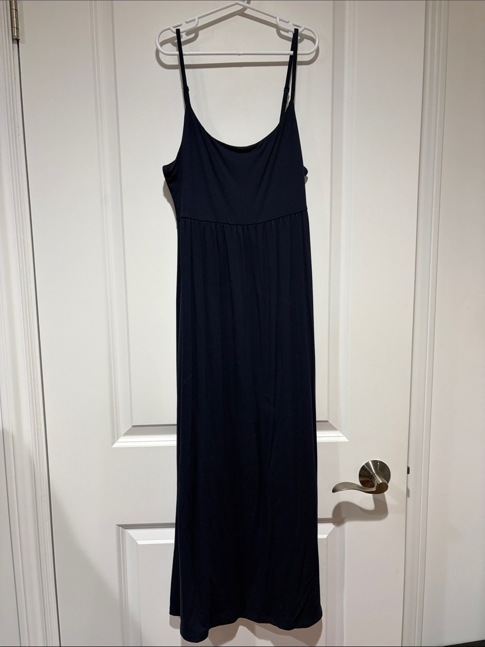 Old Navy Navy Spaghetti Strap Maxi Dress